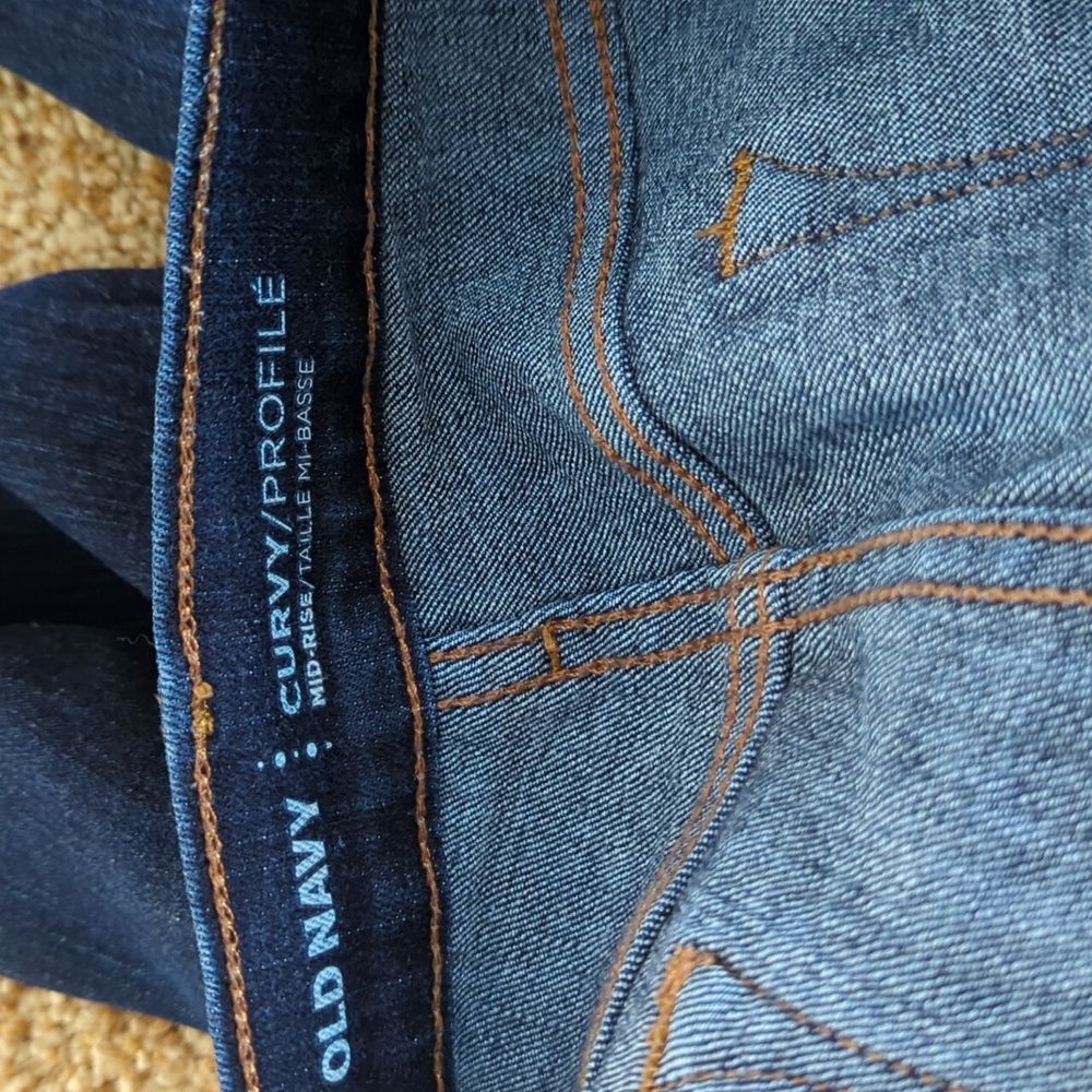 Old navy curvy 10 long jeans - Picture 4 of 4